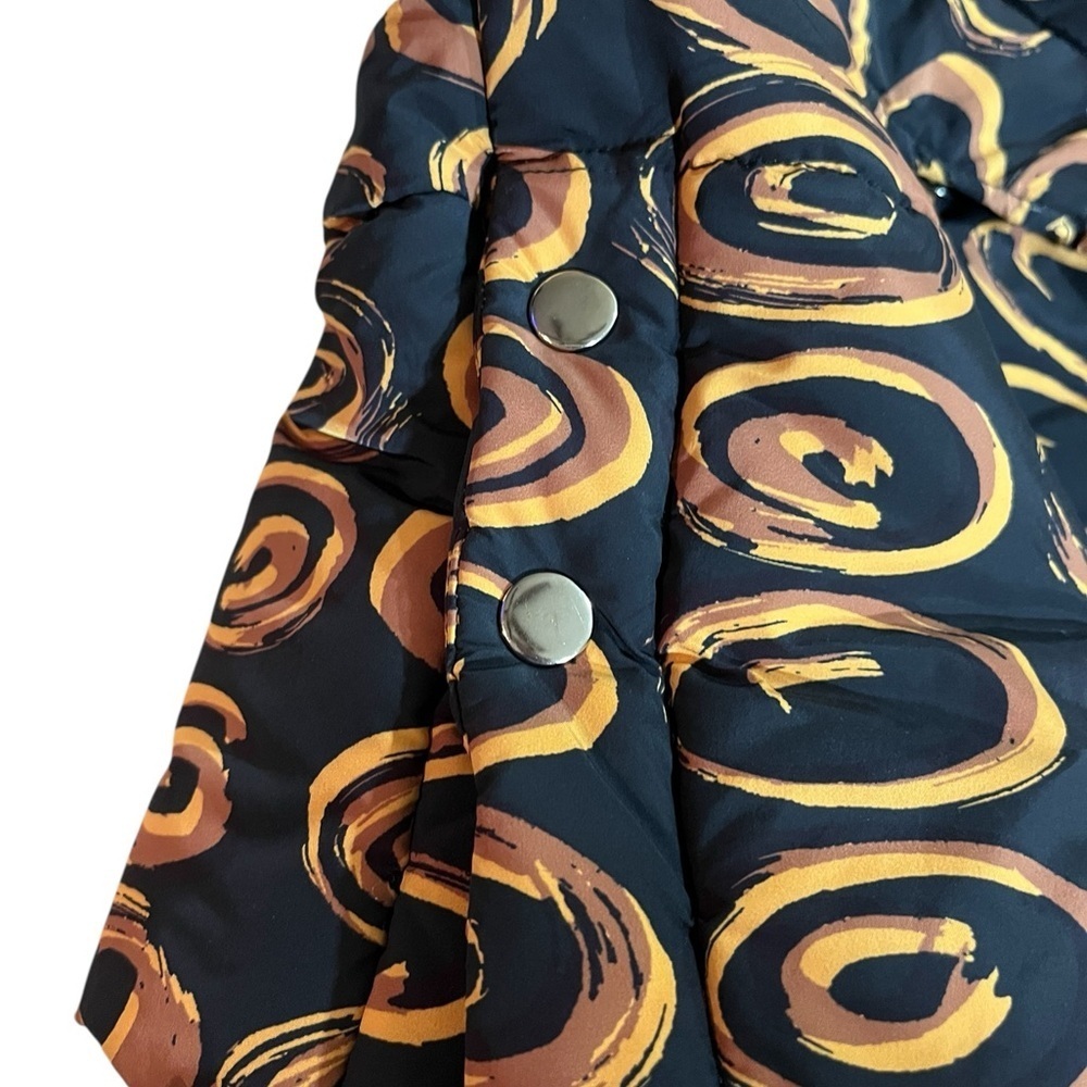 Free People Black and Gold Patterned Jacket Size M/L - Picture 10 of 12
